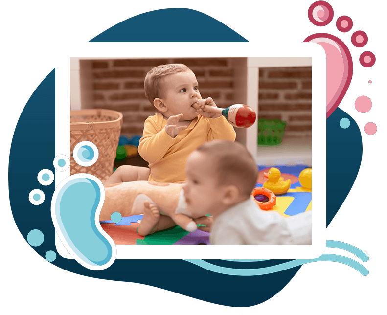 Dziecko uczestniczące w zajęciach muzycznych